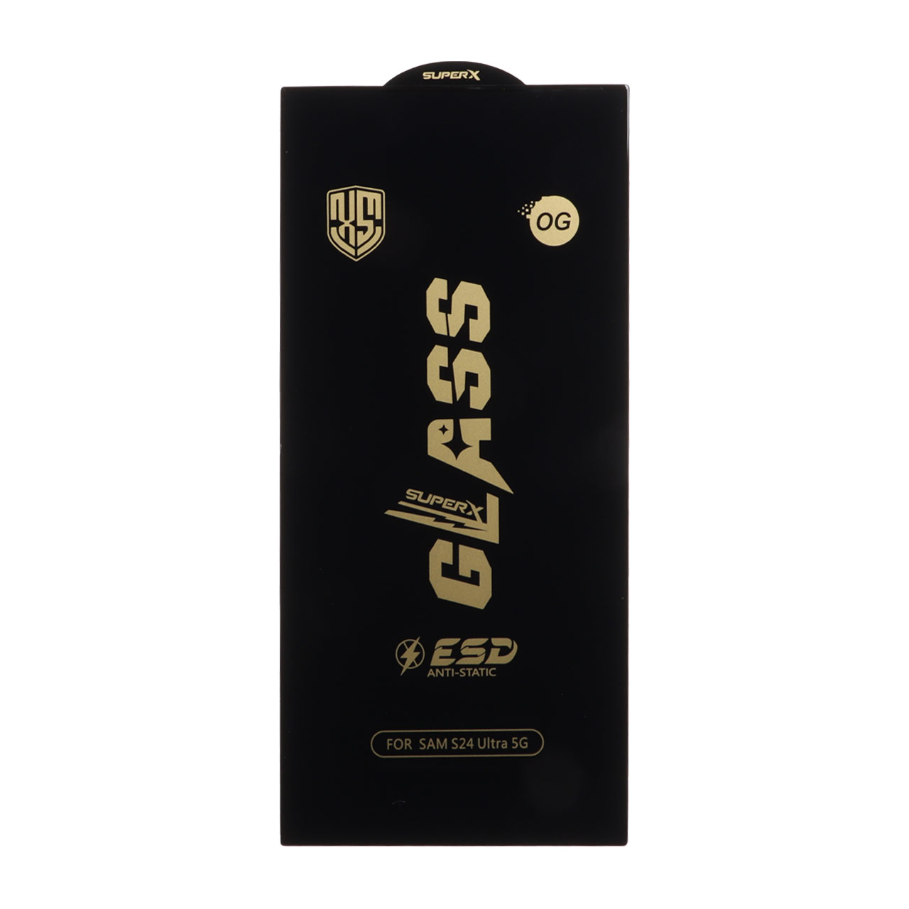 محافظ صفحه نمایش شیشه ای درجه یک Full Cover Super X OG مدل ESD OVOG مناسب برای سامسونگ گلکسی S24 اولترا