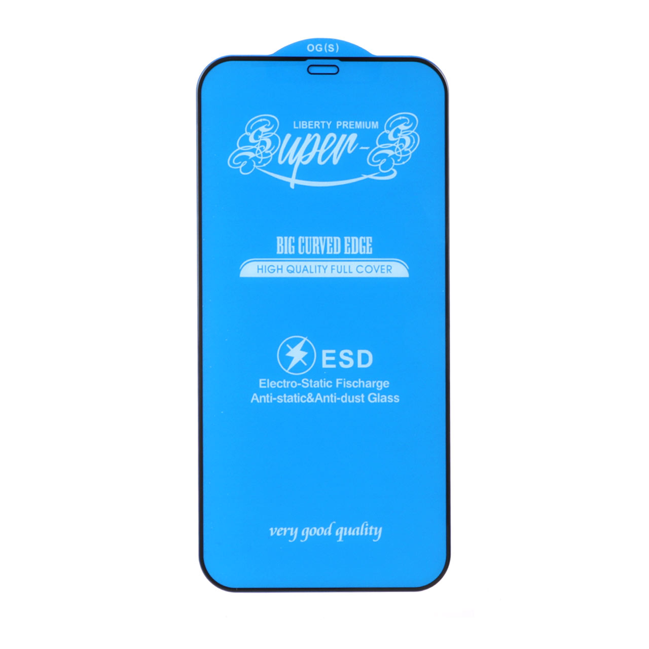 محافظ صفحه نمایش شیشه‌ای مات آنتی استاتیک Super S-OG فول کاور مناسب برای آیفون 12 پرو مکس