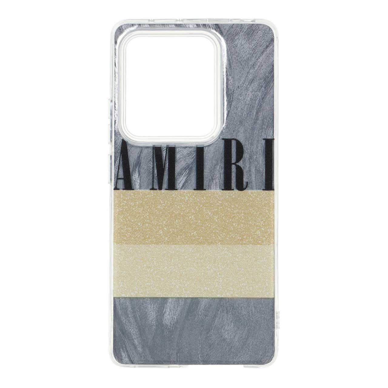 قاب طرح AMIRI راه راه اکلیلی داخل اطلسی دور ژله ای مناسب برای شیائومی ردمی نوت 14 اس، ردمی نوت 13 پرو 4G و پوکو ام 6 پرو 4G