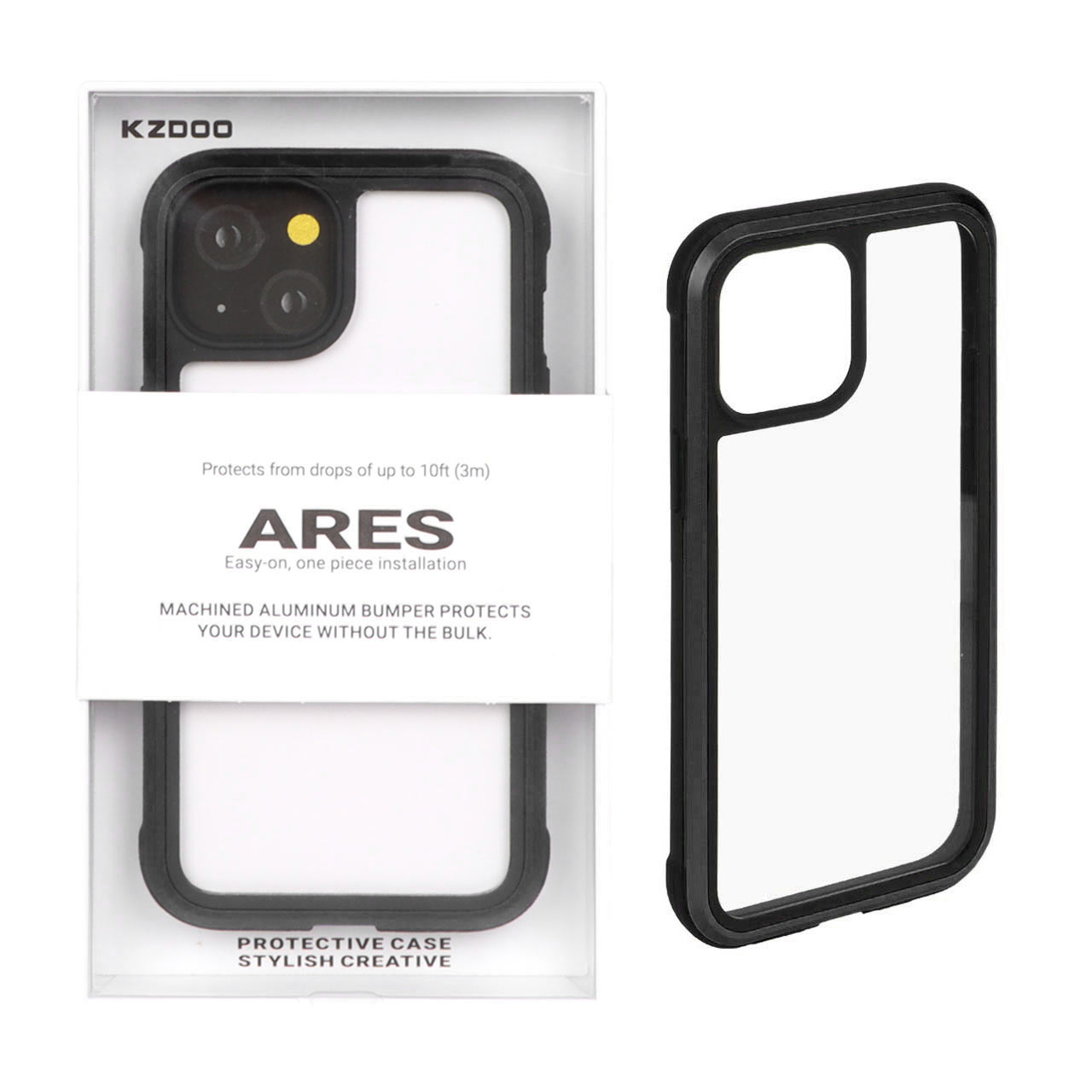 قاب Original KZDoo Ares مدل Apple iPhone 15 / iPhone 14 / iPhone 13 - مشکی