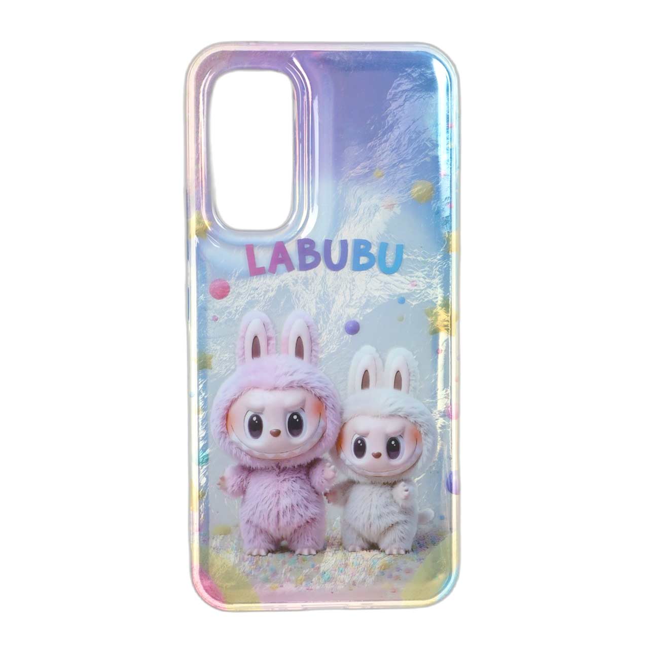قاب طرح Labubu اطلسی دور ژله ای مناسب برای سامسونگ گلکسی A54
