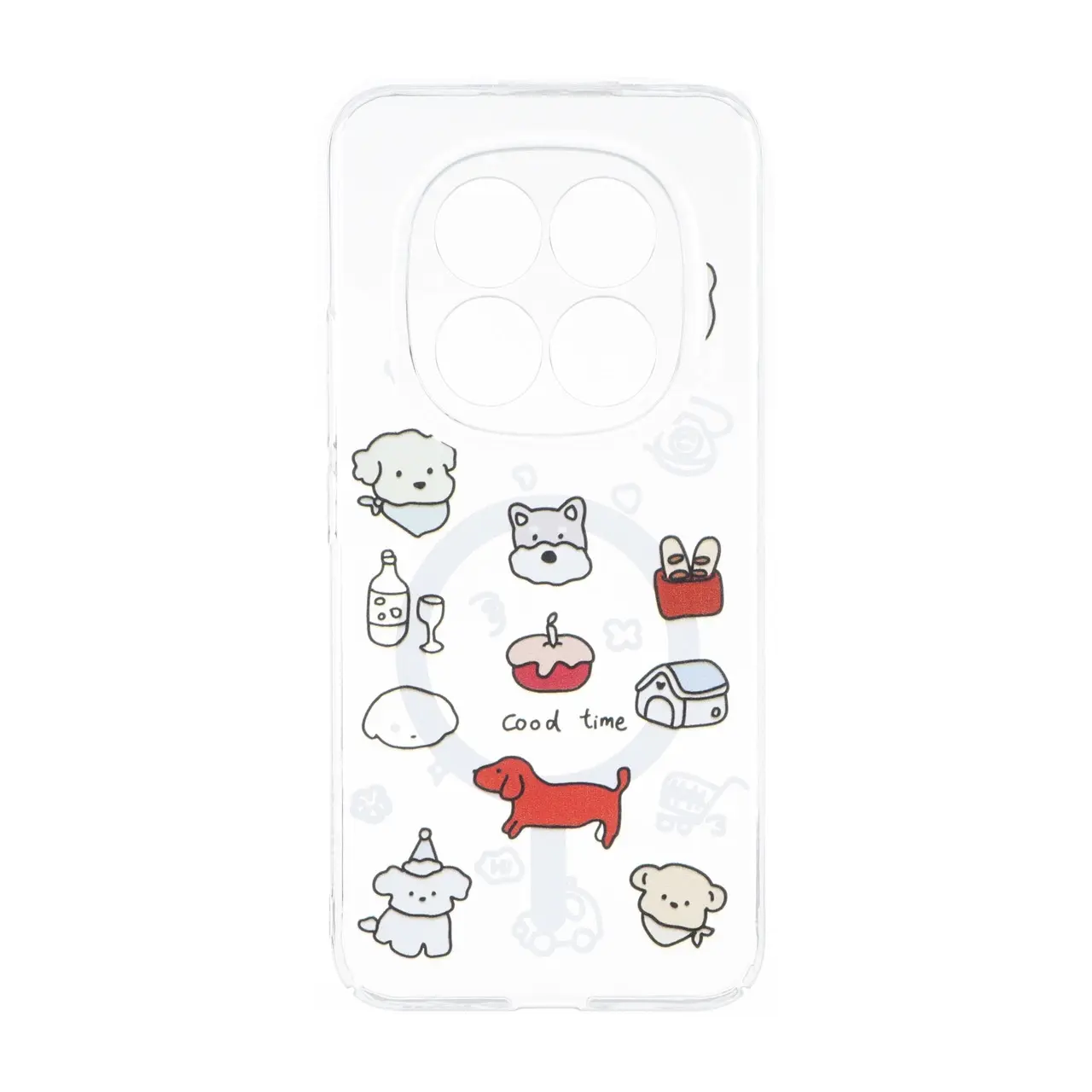 قاب Cute کریستالی طرح مگ سیف محافظ لنزدار Xiaomi Redmi Note 15 Pro 5G / Note 15 Pro Plus / Poco M8 Pro 5G - کد 134