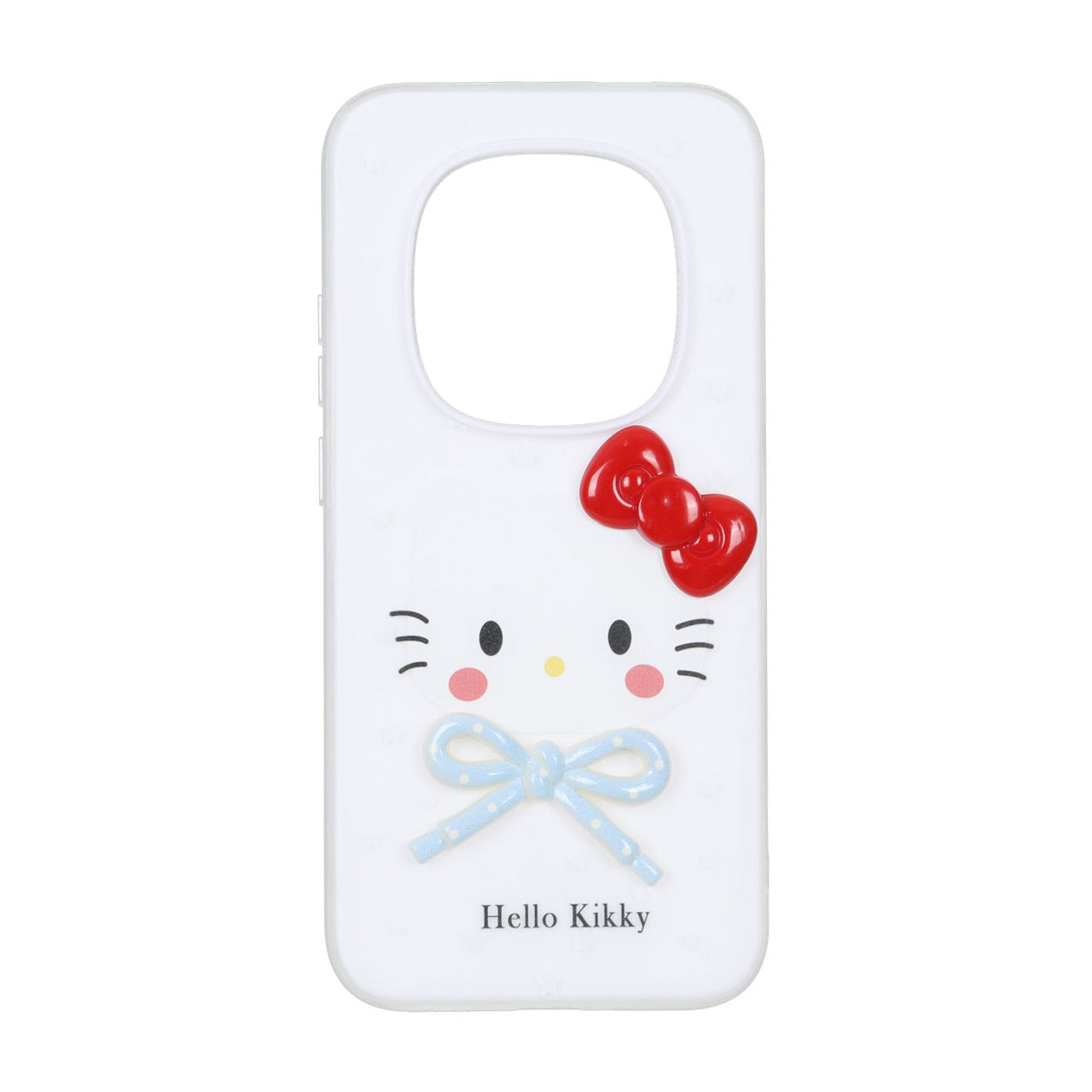 قاب طرح Kitty پاپیون برجسته دو لایه مات مناسب برای شیائومی ردمی نوت ۱۵ پرو ۵جی