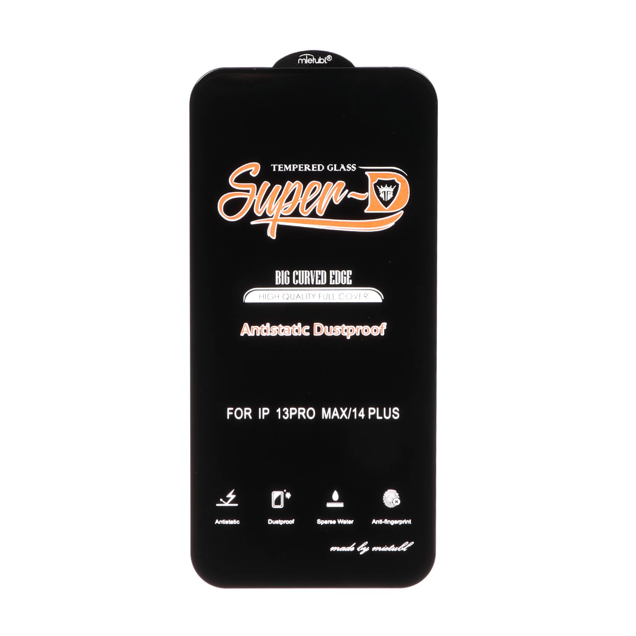 محافظ صفحه نمایش شیشه ای Full Cover Anti Static Super D Mietubl مدل Apple iPhone 13 Pro Max / iPhone 14 Plus