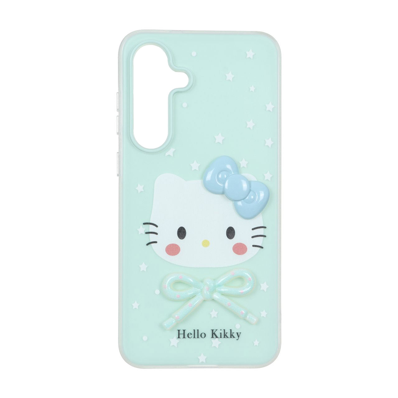 قاب طرح Kitty پاپیون برجسته دو لایه مات مناسب برای سامسونگ گلکسی S25 FE