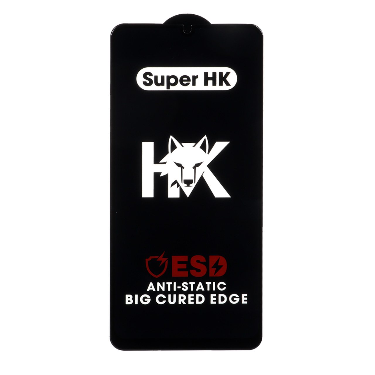 محافظ صفحه نمایش شیشه ای فول کاور ESD Anti Static مدل Super HK مناسب برای سامسونگ گلکسی A07 / A06 / A05 / شیائومی ردمی 13C / پوکو C65 / پوکو M6 5G / آنر X7 / X7A / ریلمی C51 / ریلمی C53