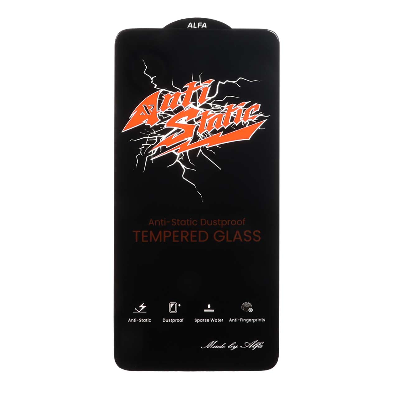 محافظ صفحه نمایش شیشه ای Full Cover Anti Static ALFA مناسب برای شیائومی Redmi Note 14 4G