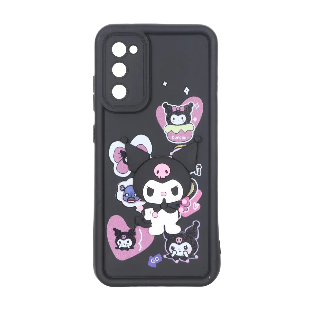 قاب طرح Solid Case پاپ سوکت عروسکی برجسته مناسب برای سامسونگ Galaxy S20 FE