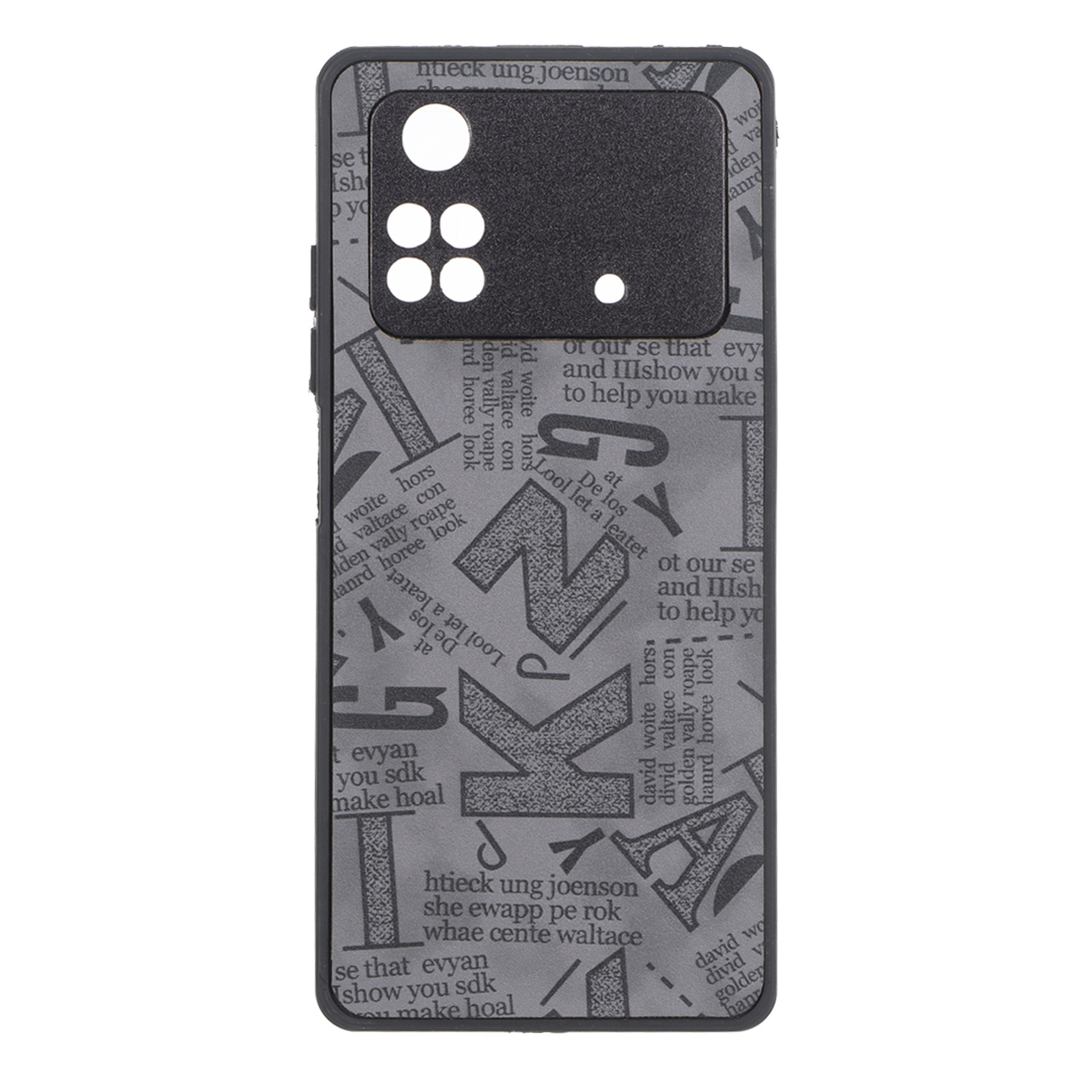 قاب آلفابت محافظ لنزدار Xiaomi Redmi Note 11 5G / Poco M4 Pro 5G - طرح 135