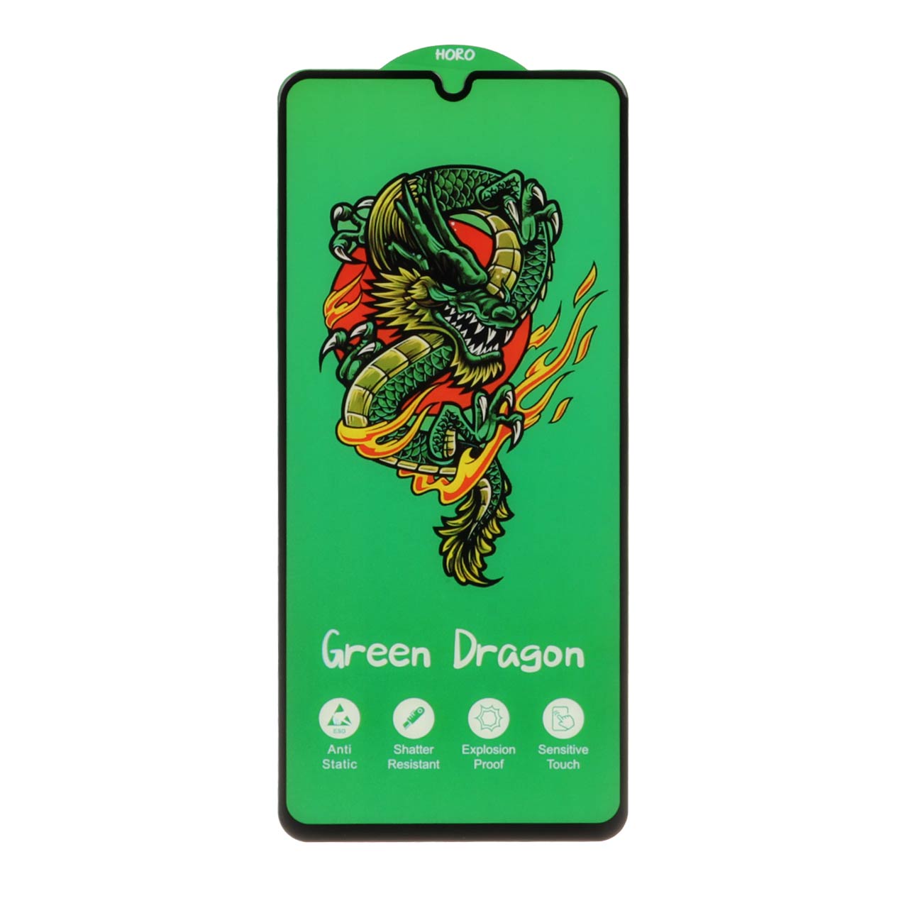 محافظ صفحه نمایش شیشه‌ای Full Cover Anti Static هورو مناسب برای سامسونگ گلکسی A70 / A70S / A42