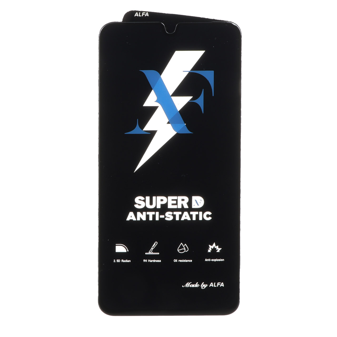 محافظ صفحه نمایش شیشه ای Super D Anti Static آلفا مناسب برای سامسونگ گلکسی A17 / A16 / A26