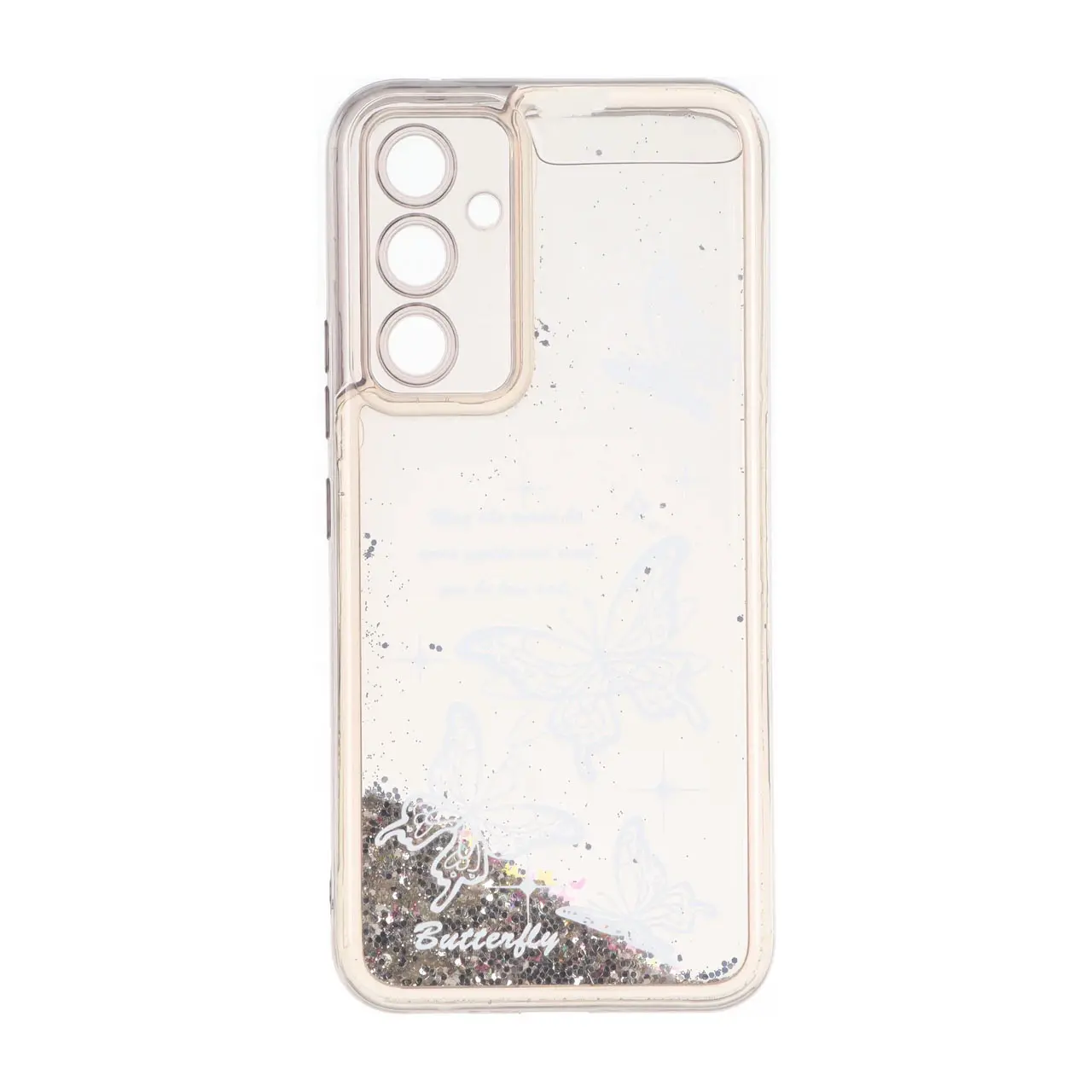 قاب آکواریومی اکلیلی طرح دار دور ژله ای Samsung Galaxy A54 - کد 134