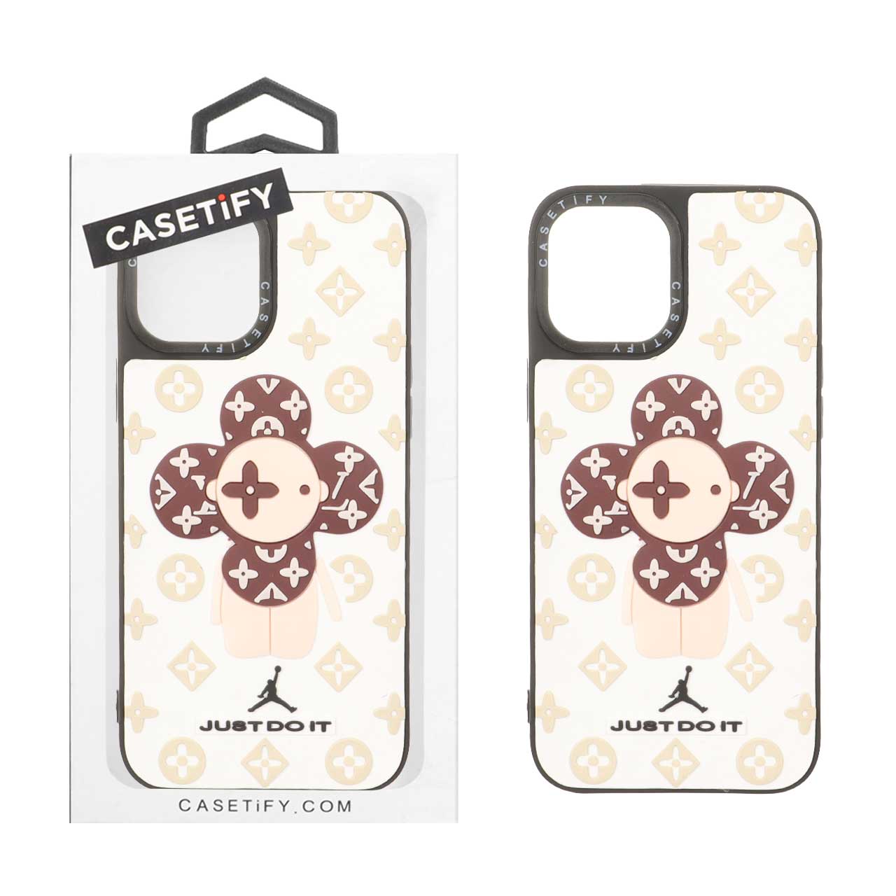 قاب Casetify طرح فانتزی برجسته Louis Vuitton و Jordan مناسب برای آیفون 12 پرو مکس