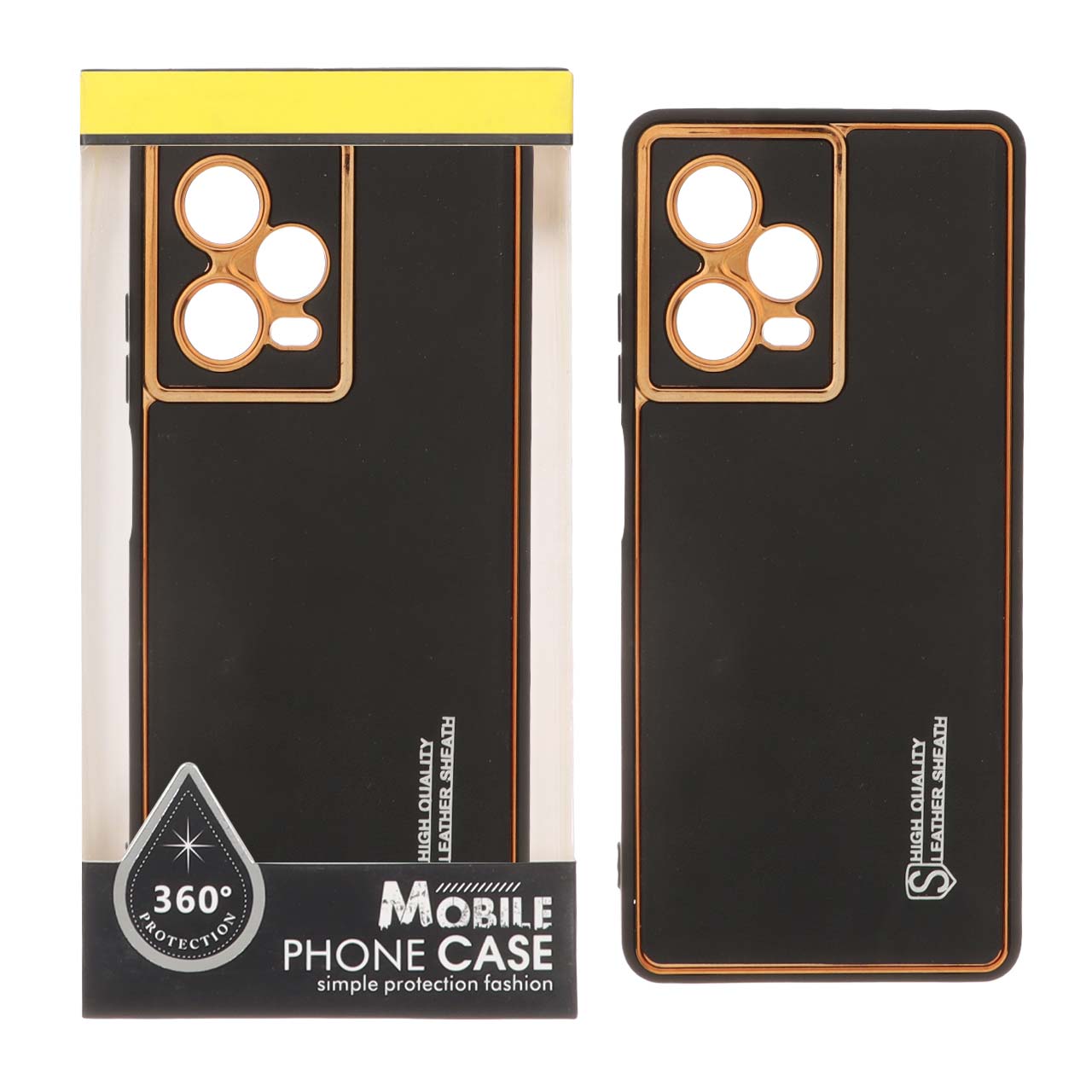 قاب چرمی My Case مشکی مناسب برای شیائومی ردمی نوت ۱۲ پرو 5G