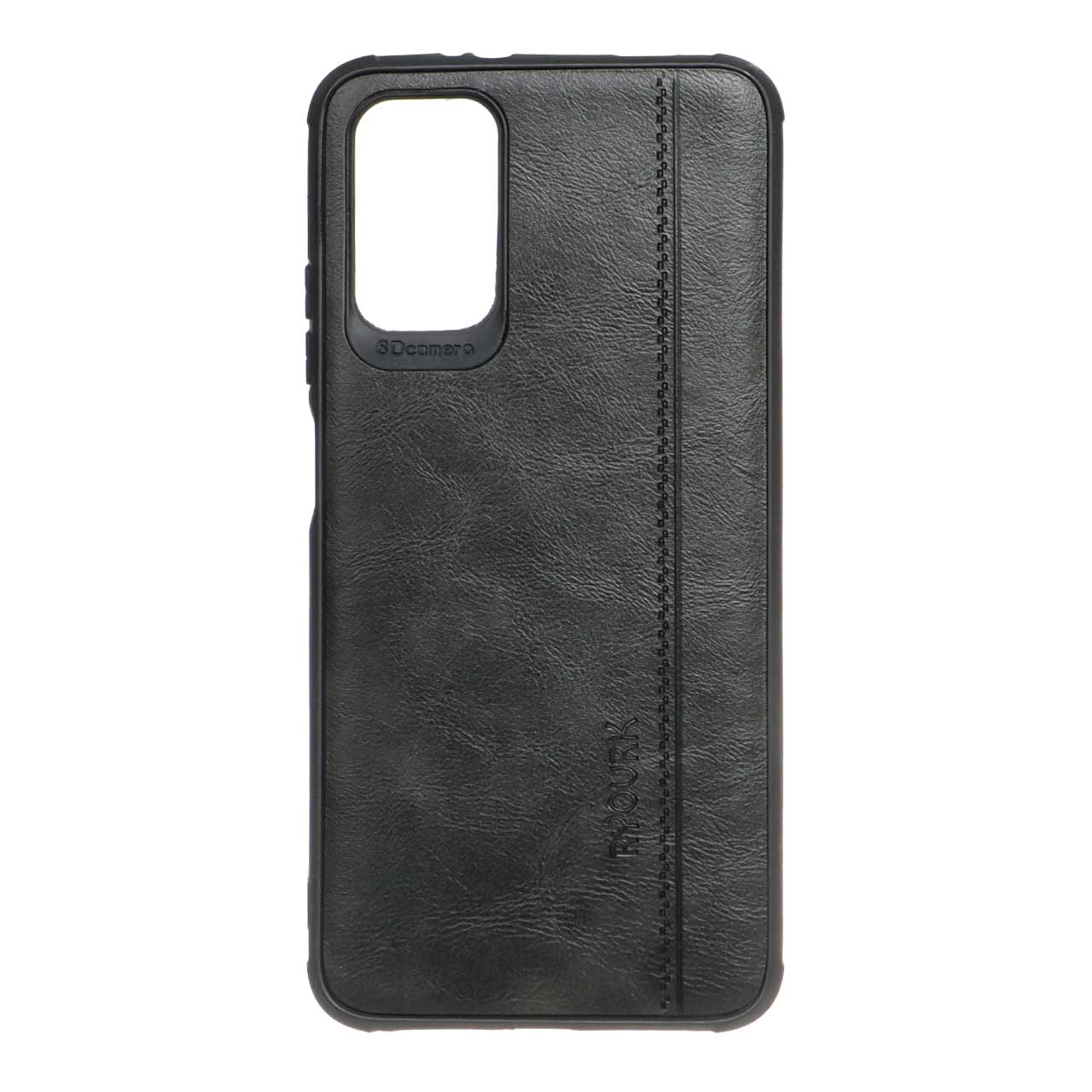 قاب طرح چرم RYOURK مشکی مناسب برای شیائومی پوکو M3 / ردمی 9 تی 4G