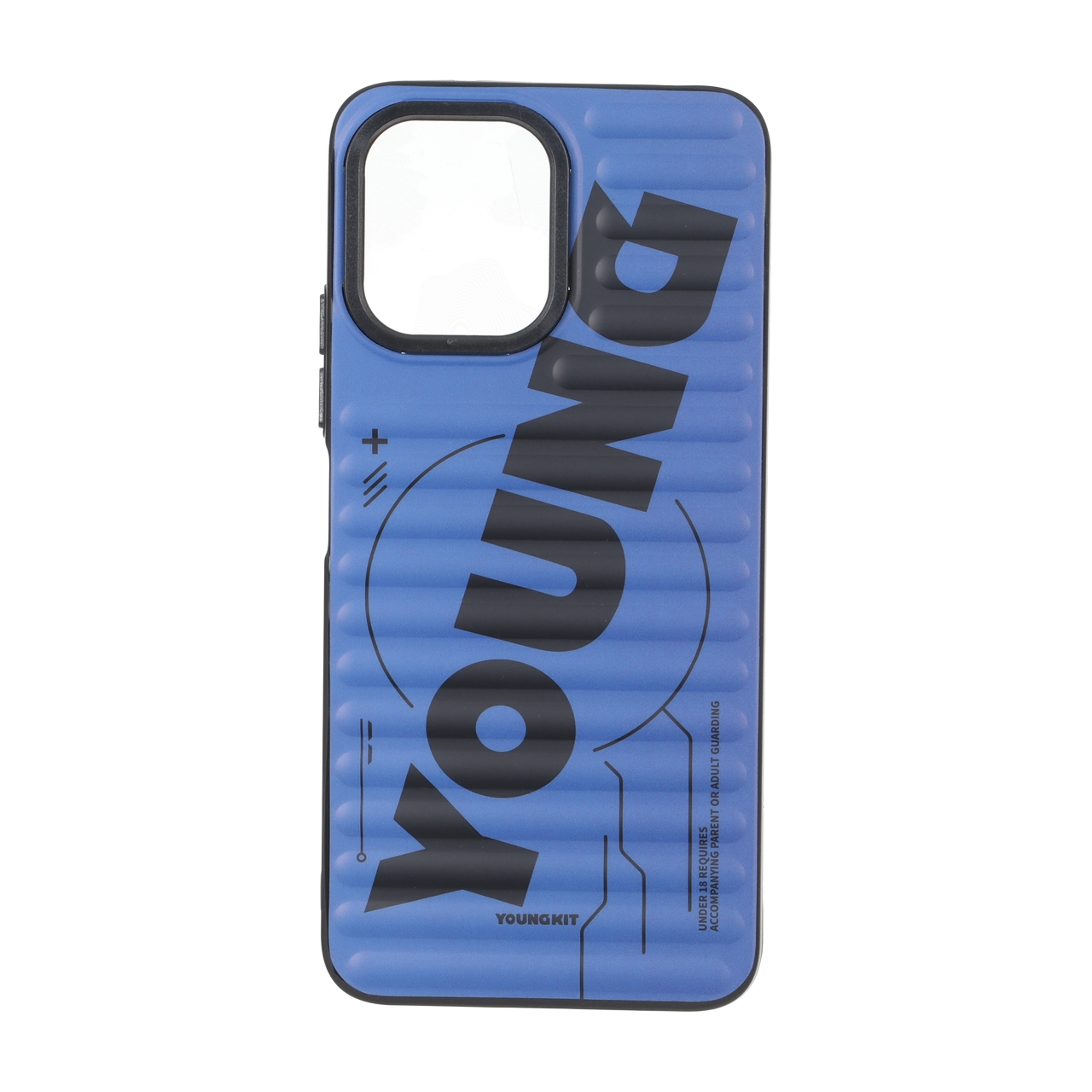قاب طرح Youngkit مورب آبی مناسب برای شیائومی ردمی ۱۲ و پوکو ام ۶ پرو ۵ جی