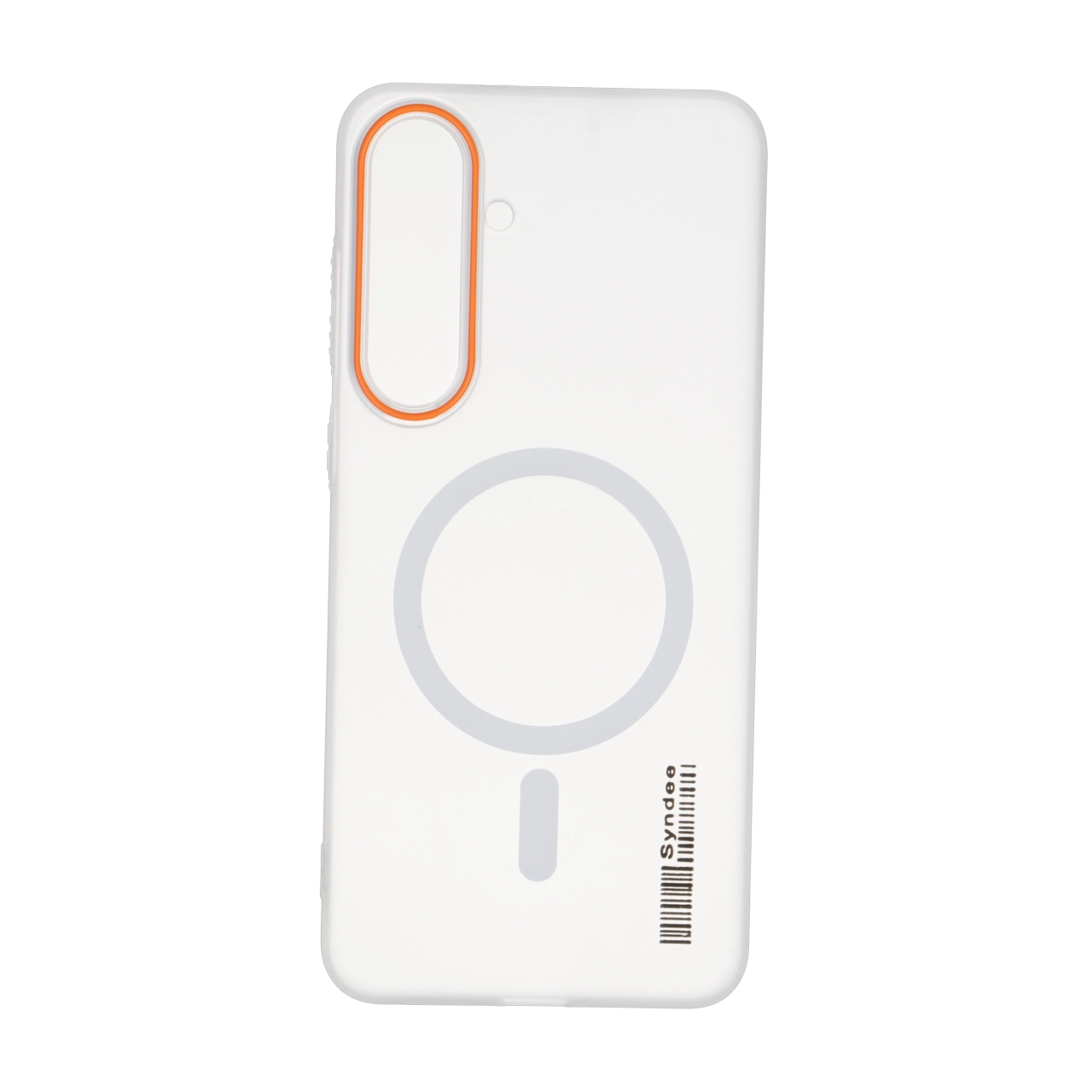 قاب Syndee پشت سخت مات طرح مگ سیف Samsung Galaxy S25 FE - سفید