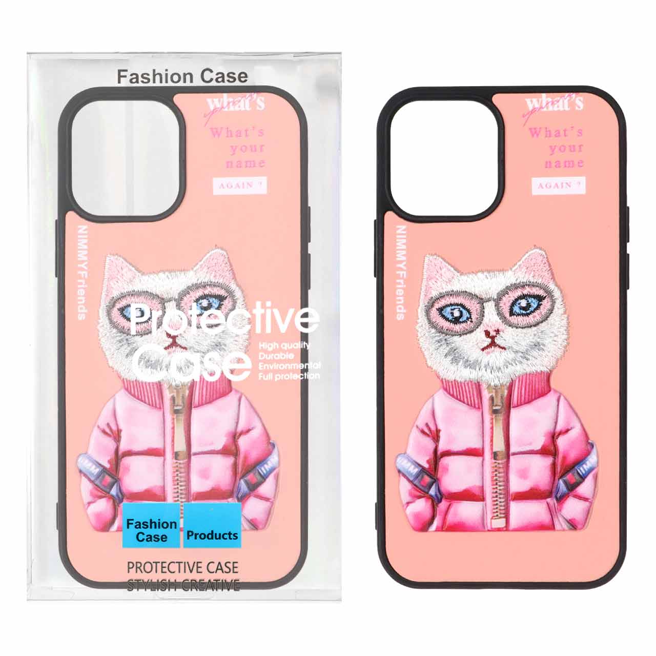 قاب Nimmy گلدوزی برجسته Apple iPhone 12 Pro / iPhone 12 - طرح 37