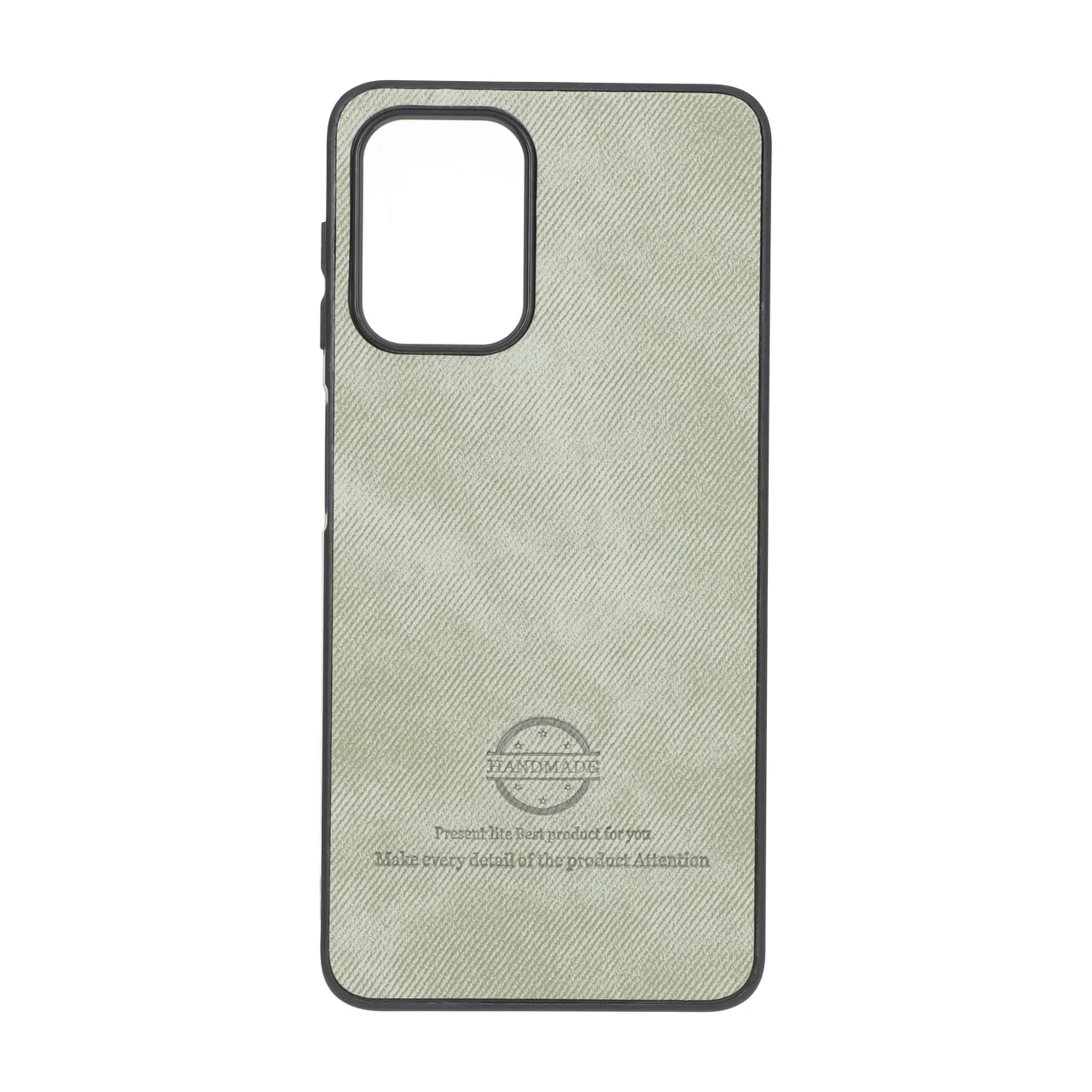 قاب طرح پارچه‌ای HandMade سبز مناسب برای سامسونگ گلکسی A22 4G، M22، M32 4G و F22