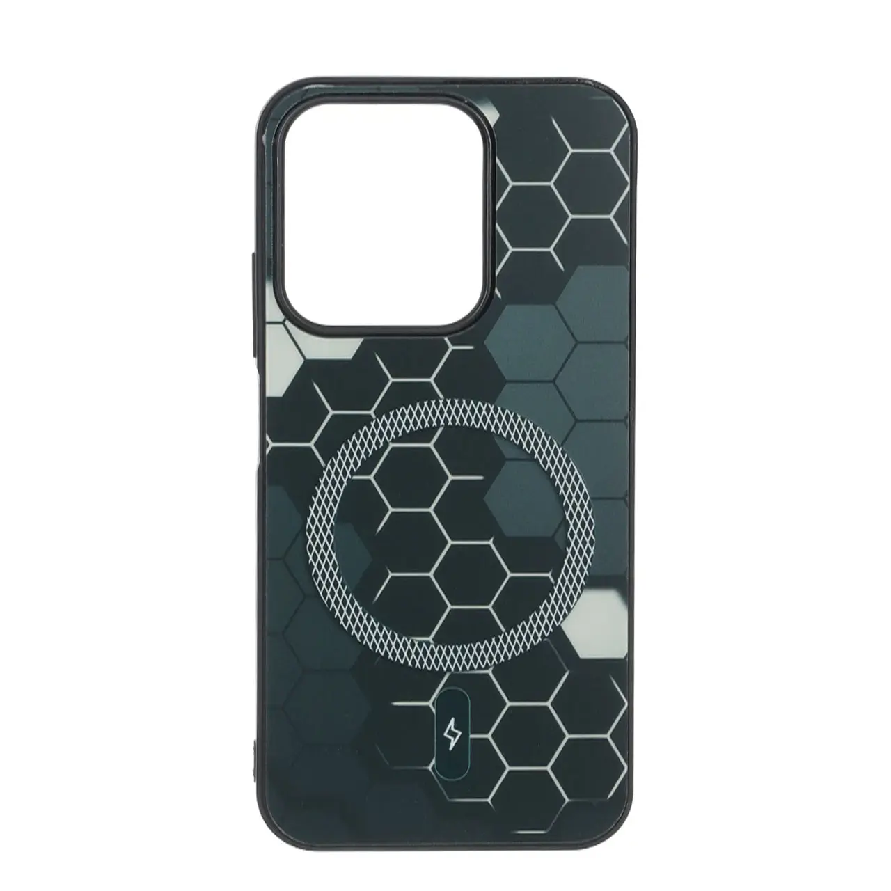 قاب Hexagon طرح مگ سیف هاشور دار مناسب برای شیائومی ردمی 15C / پوکو C85