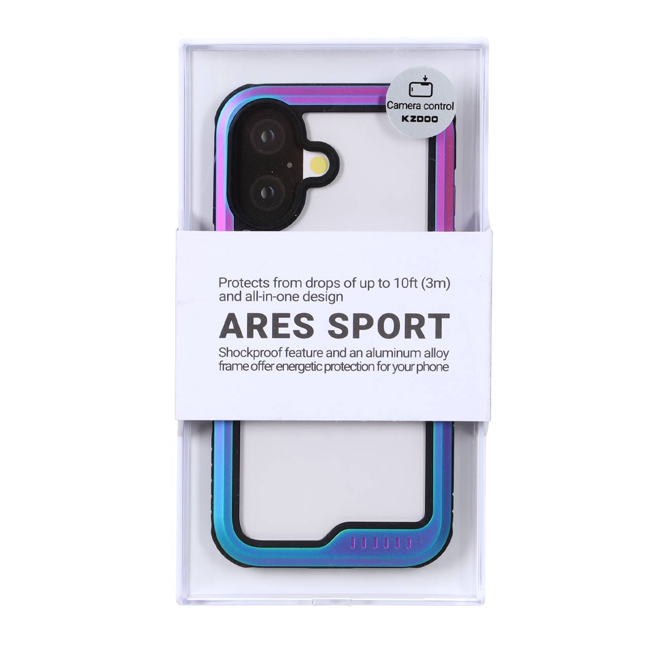 قاب Original KDoo ARES Sport طرح هفت رنگ مناسب برای آیفون 16