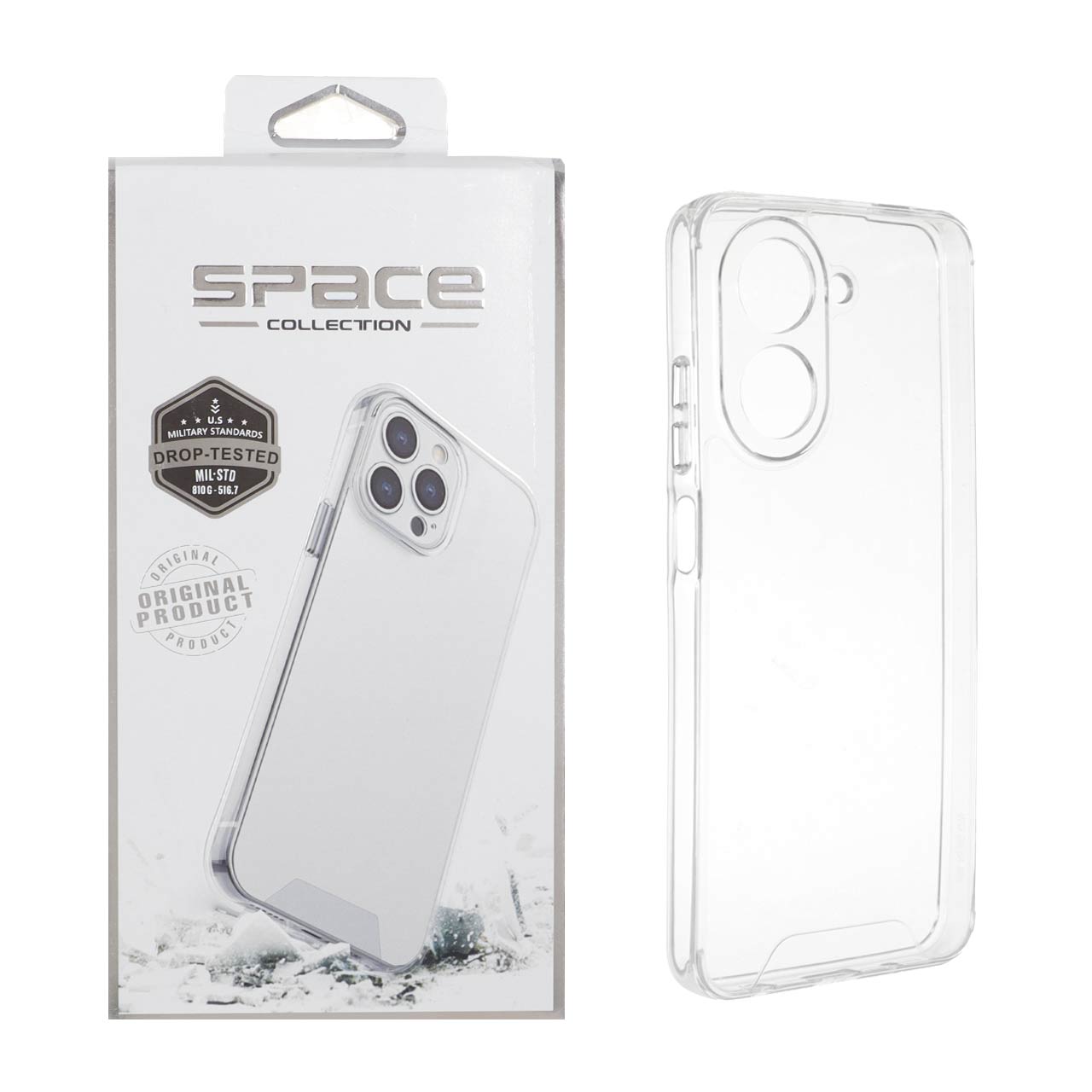 قاب شفاف اورجینال Space پک‌دار مناسب برای شیائومی ردمی A5 و پوکو C71