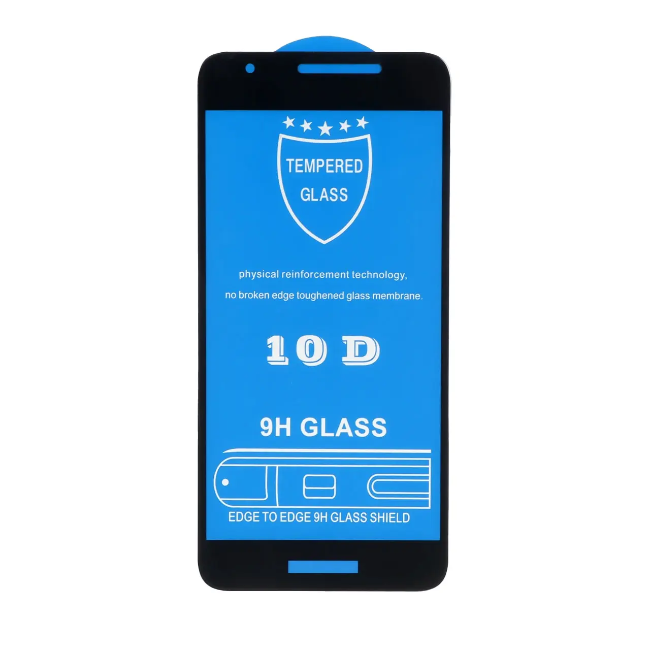 محافظ صفحه نمایش شیشه‌ای Full Cover 10D مناسب برای سامسونگ Galaxy A10 / A10s / M10 / M20 / M01s