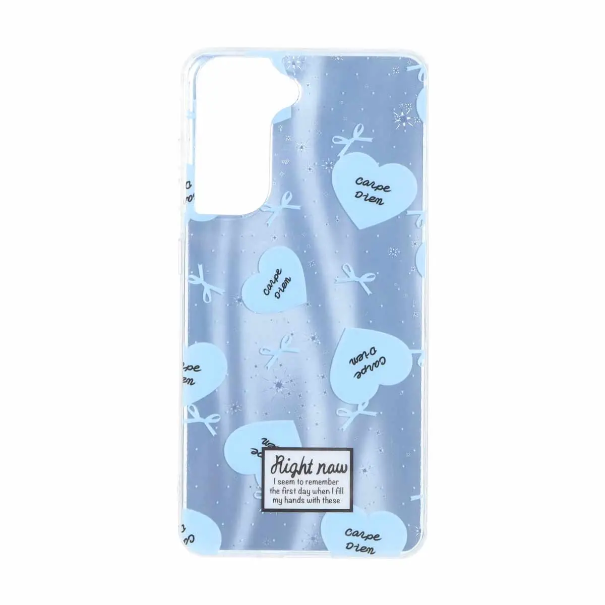 قاب مات ستاره ای دور ژله ای شفاف طرح دار Samsung Galaxy S21 FE - کد 88