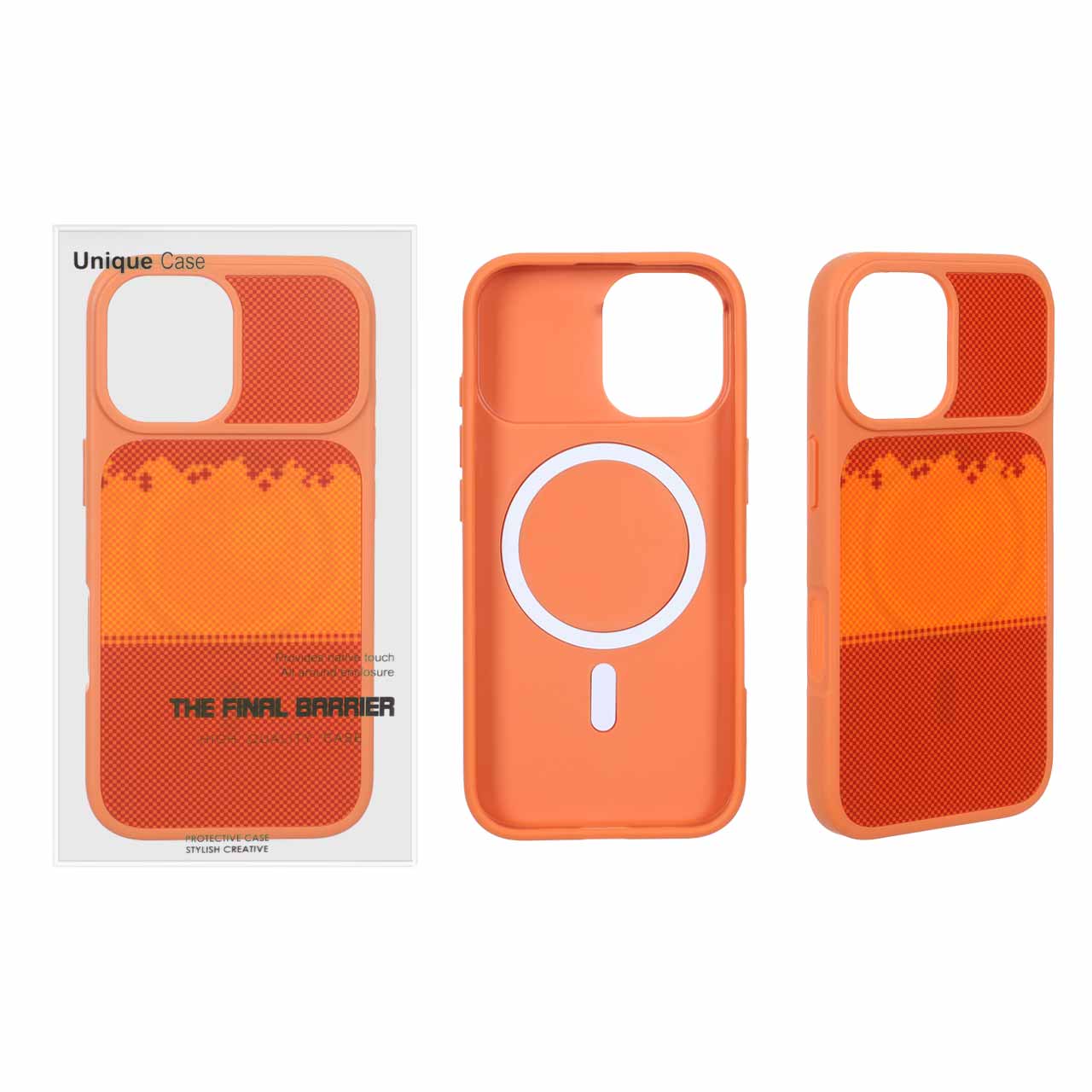 قاب اورجینال Unique Case شطرنجی MagSafe مدل Apple iPhone 17 - طرح 1