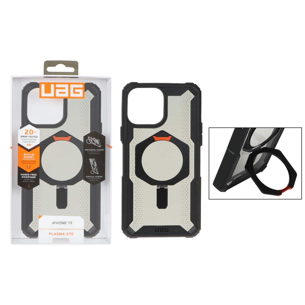 قاب اورجینال UAG استندشو MagSafe مدل Apple iPhone 12 Pro Max - مشکی 