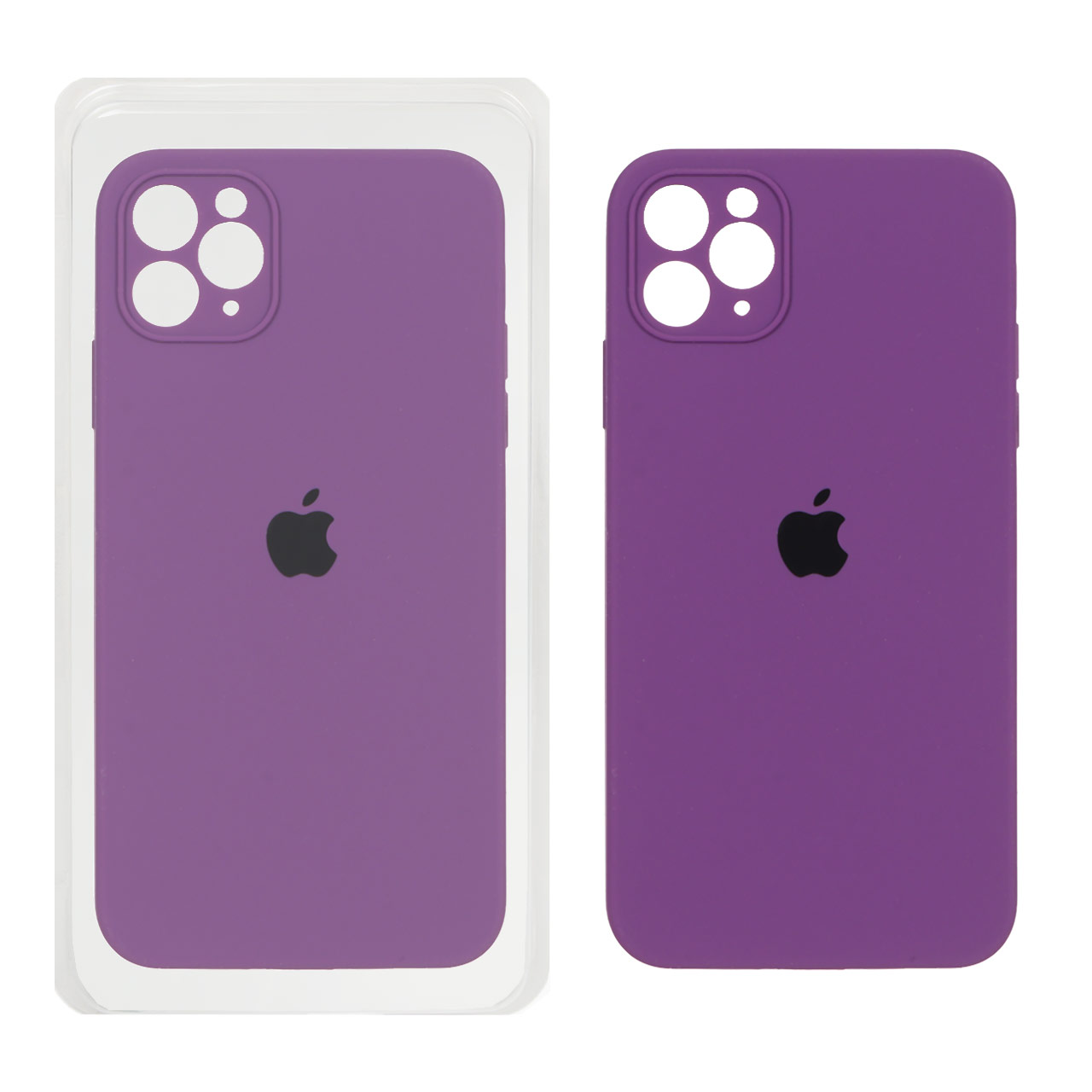 قاب سیلیکونی پاک کنی اورجینال ++A مدل Apple iPhone 11 Pro Max - ارغوانی (پک دار)