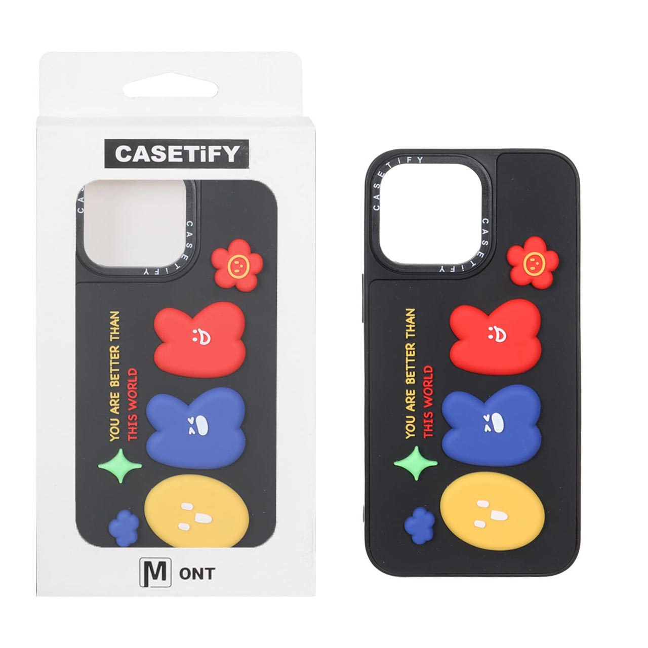 قاب طرح فانتزی برجسته Casetify You Are Better Than This World مناسب برای آیفون ۱۵ پرو مکس