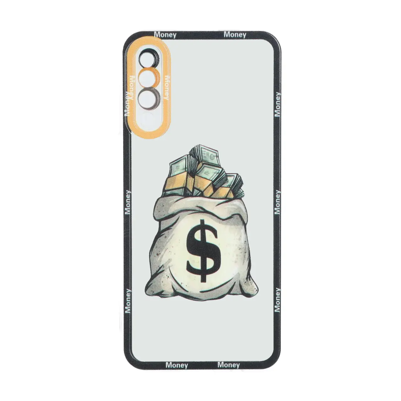 قاب ژله ای طرح دار دور رنگی طرح Money مناسب برای سامسونگ گلکسی A50 / A50s / A30s