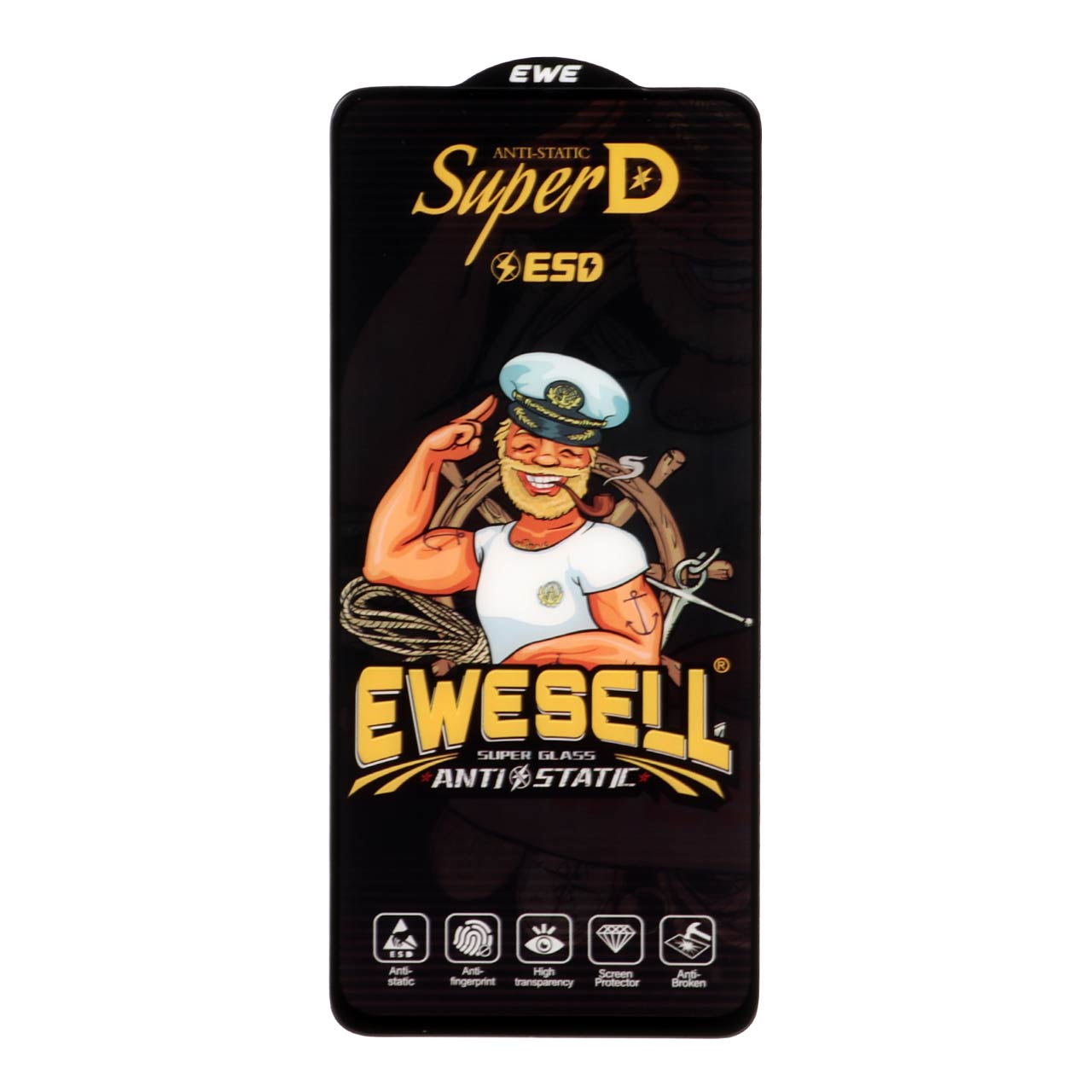 محافظ صفحه نمایش شیشه ای فول کاور Super D ESD مناسب برای سامسونگ A31 / A32 / A33 / A22 / F22 / M22 / M32