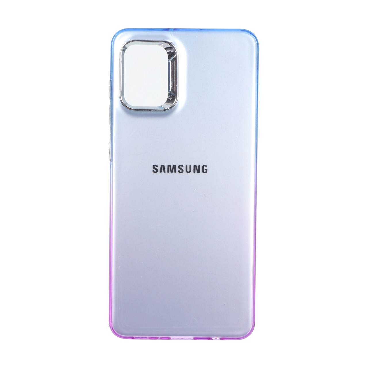 قاب SO COOL لنز متال لوگودار دور رنگی Samsung Galaxy A31 - آبی بنفش