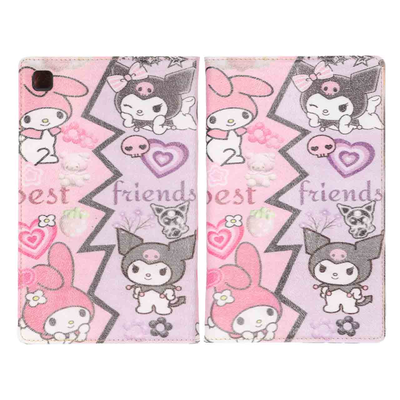 کیف تبلت طرح My Melody و Kuromi Best Friends مناسب برای سامسونگ گلکسی تب A7 لایت (T220/T225)