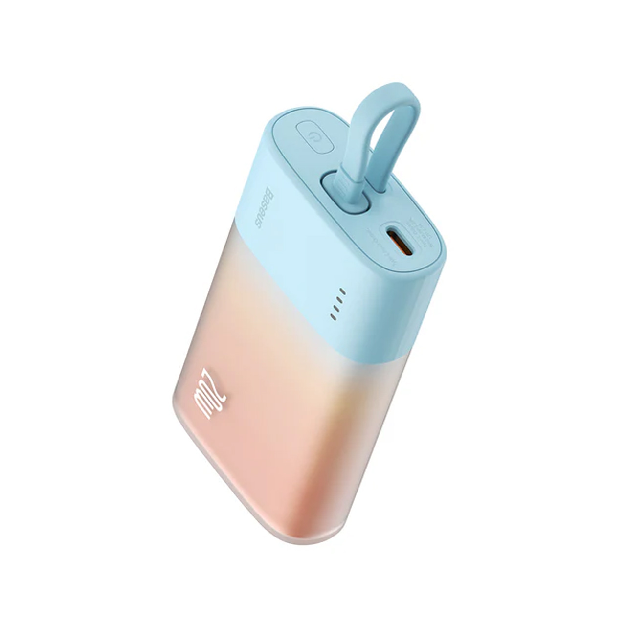 پاوربانک 20 وات 5200 میلی آمپر (فست شارژ) Baseus مدل Popsicle PPKDC05I 