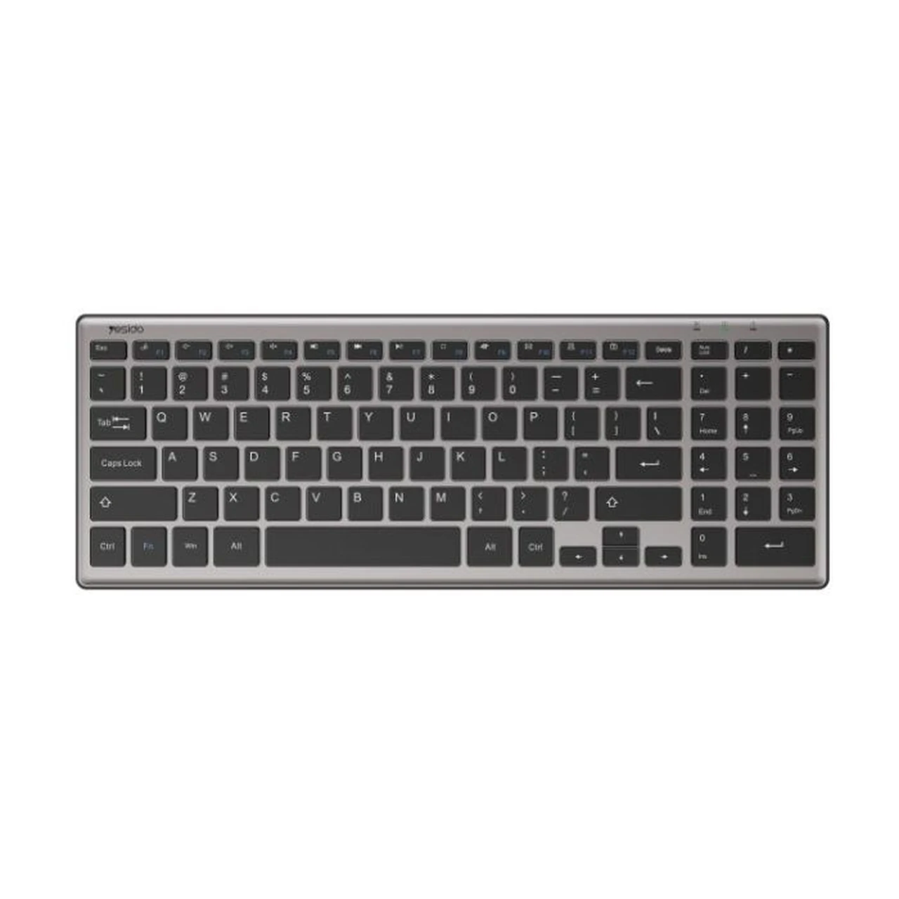 کیبورد بی سیم یسیدو مدل KB10 رنگ بژ با گارانتی 18 ماهه