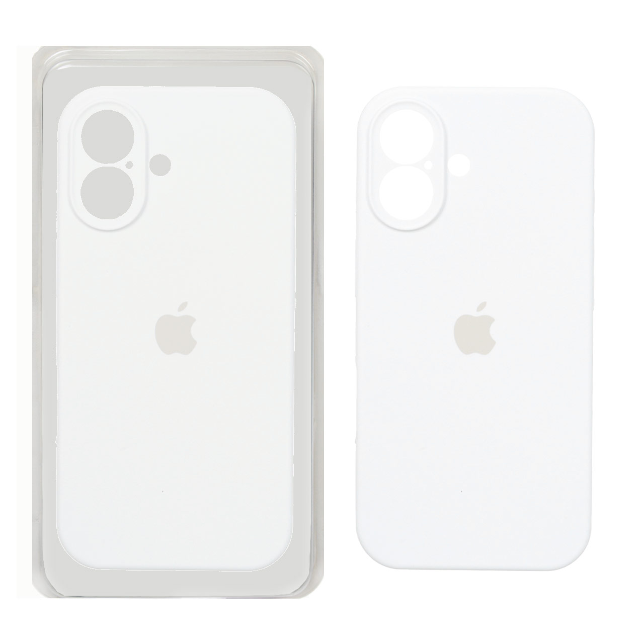 قاب سیلیکونی محافظ لنزدار اورجینال Apple iPhone 17 - سفید
