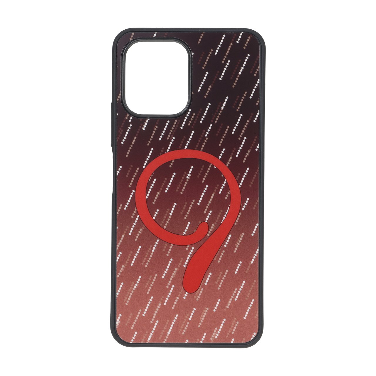 قاب مات طرح Nine قرمز مناسب برای شیائومی ردمی 12 و پوکو ام 6 پرو 5G