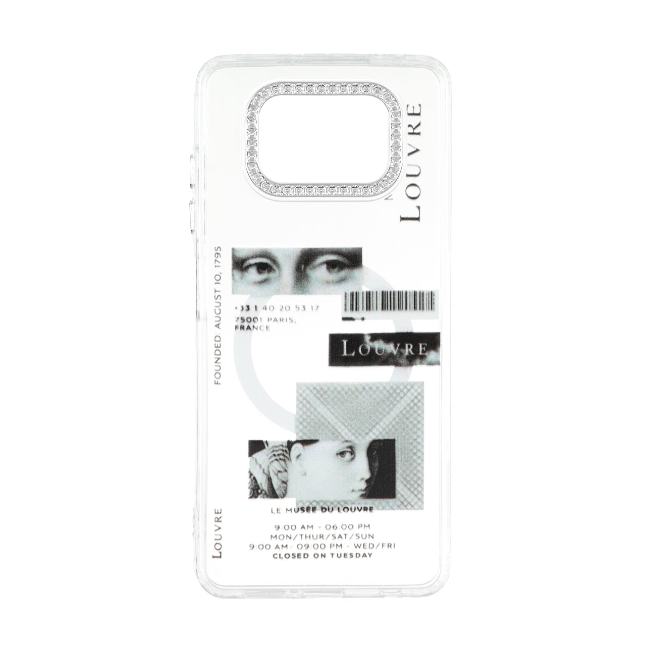 قاب طرح موزه لوور مگ سیف نگین‌دار مناسب برای شیائومی پوکو X3 / X3 پرو / X3 NFC