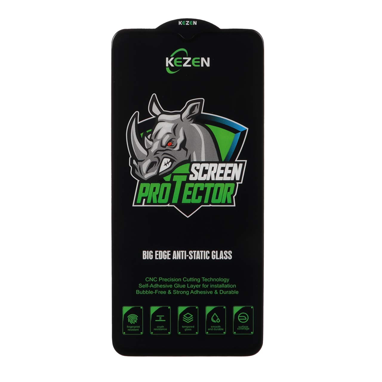محافظ صفحه نمایش شیشه ای فول کاور Kezen مدل Anti Static Big Edge مناسب برای سامسونگ گلکسی A و M