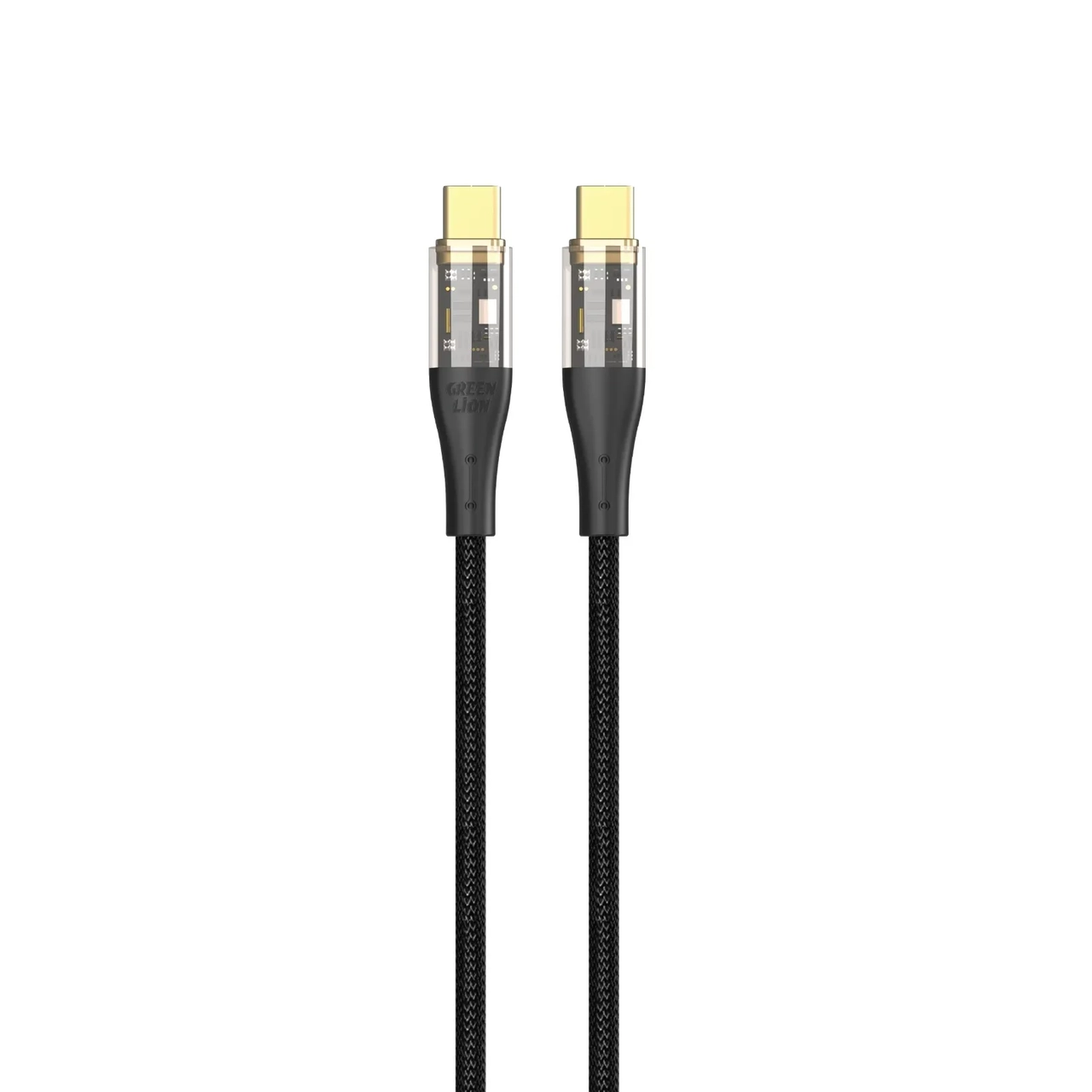 کابل شارژ فست و PD گرین لاین Type-C به Type-C مدل GNTNC2CB1MBK 60W مشکی