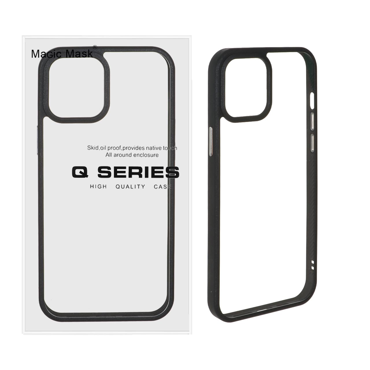قاب شفاف Q Series Ice مناسب برای آیفون 12 پرو مکس