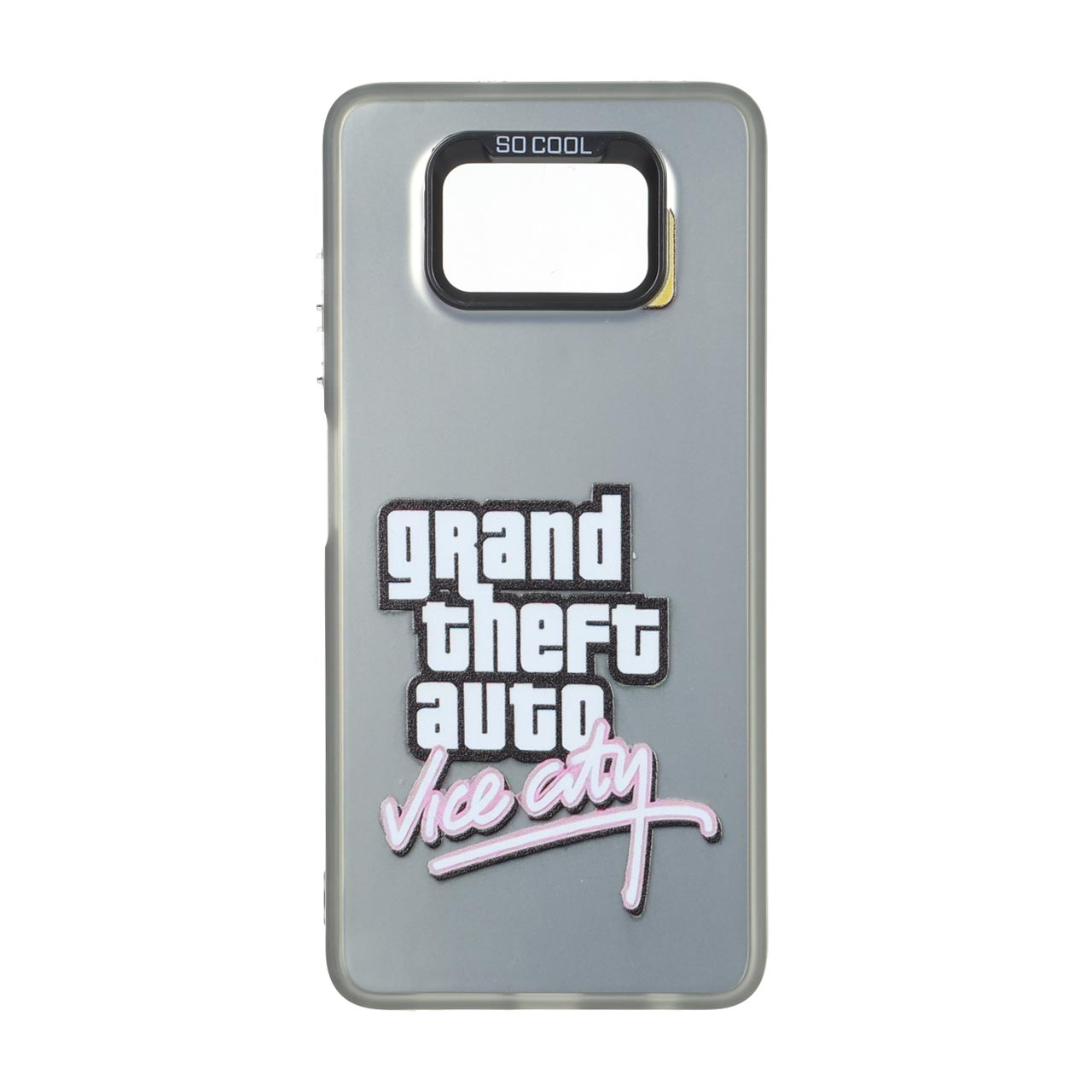 قاب طرح Grand Theft Auto Vice City SO COOL بلک لنز دکمه کروم مناسب برای شیائومی پوکو X3، پوکو X3 پرو و پوکو X3 NFC