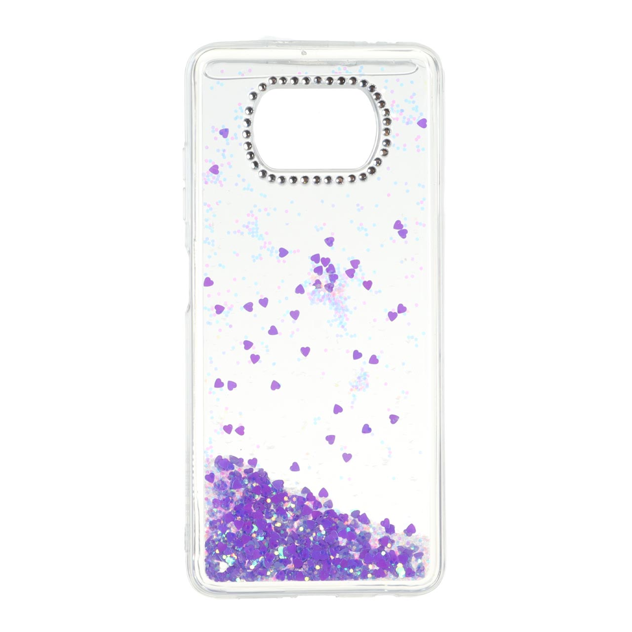 قاب طرح آکواریومی اکلیلی نگین‌دار مناسب برای شیائومی پوکو X3 / پوکو X3 پرو / پوکو X3 NFC