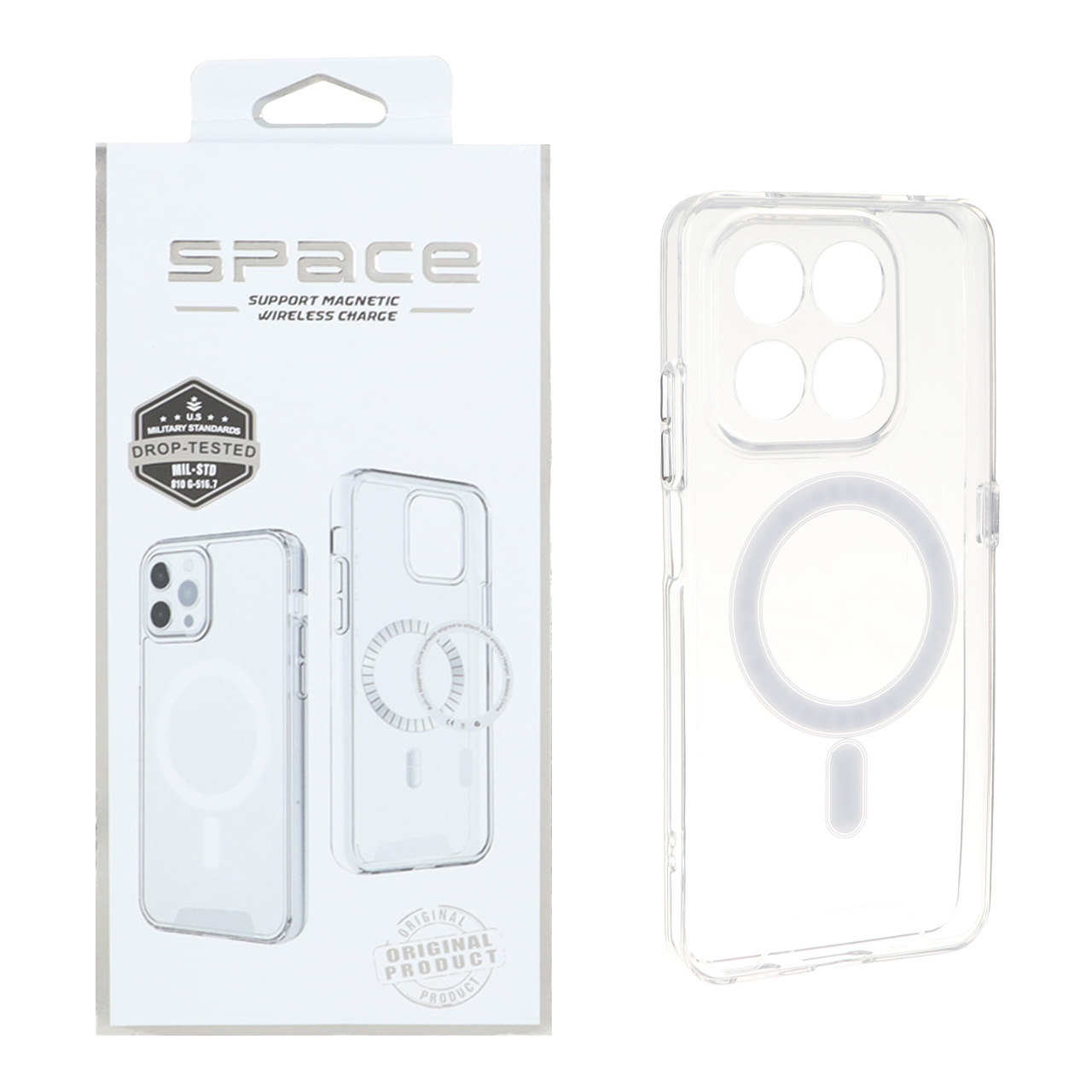 قاب اورجینال Space شفاف Magsafe مدل Honor X7d (پک دار)