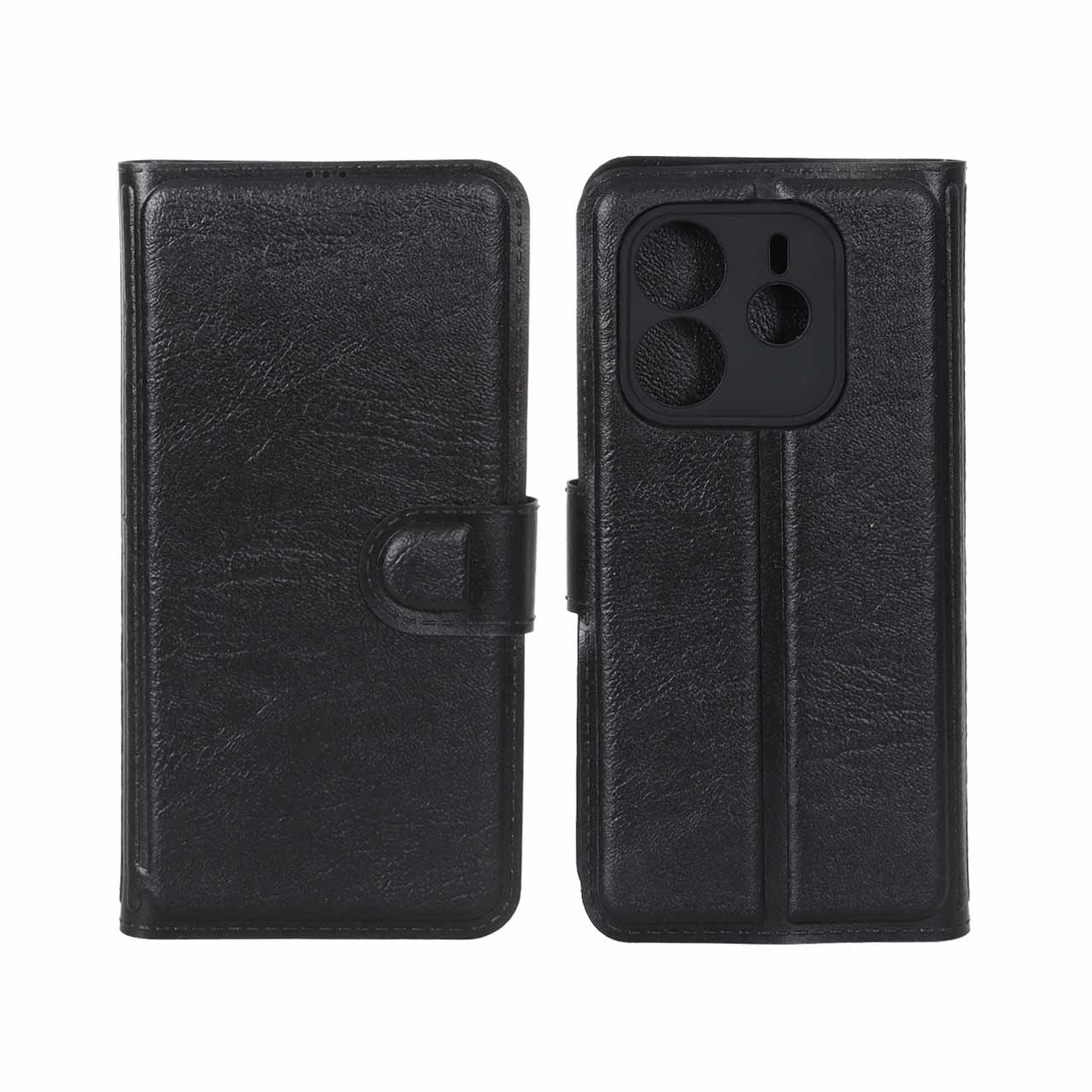 کیف چرمی مگنتی محافظ لنزدار مناسب برای شیائومی ردمی نوت 14 4G