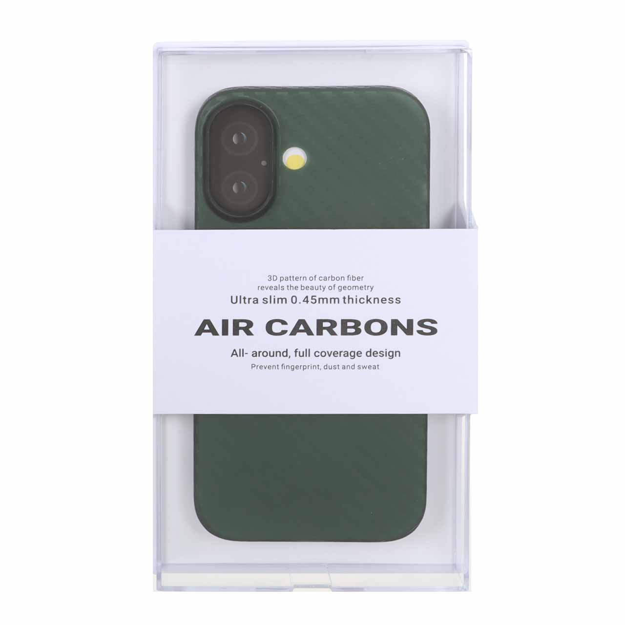 قاب محافظ لنزدار Original KZDoo Air Carbon مدل Apple iPhone 17 - سبز