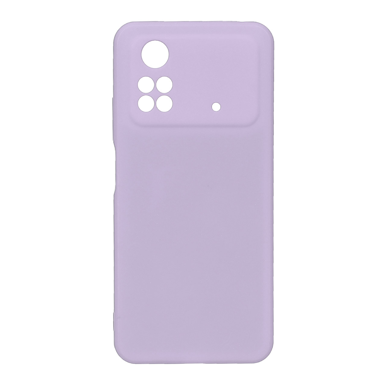 قاب TPU داخل مخمل یاسی مناسب برای شیائومی پوکو M4 پرو 4G